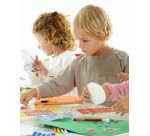 APLI Kids Gommette de couleur 'carré', en rouleau