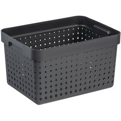 Bac de rangement SEOUL BASKET L, noir