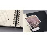 Cahier à spirale Conceptum, A4, quadrillé, noir