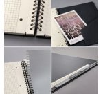 Cahier à spirale Conceptum avec index, A4, quadrillé