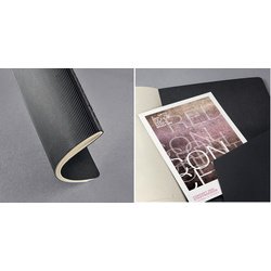 Carnet Conceptum, A5, ligné, noir