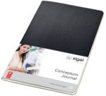 Carnet Conceptum, A5, quadrillé, noir