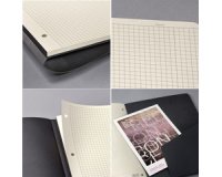 Cahier Conceptum, A4, quadrillé, noir
