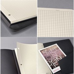 Cahier Conceptum, A4, quadrillé, noir