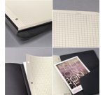 Carnet Conceptum, A5, quadrillé, noir