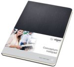Carnet Conceptum, A5, quadrillé, noir