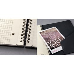 Carnet à spirale Conceptum, A5, ligné, noir