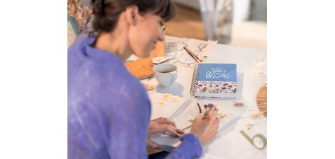 Carnet de notes Jolie 'Heavenly Leaves', A5