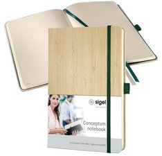 Notitieboek Conceptum Nature Edition, A5, bamboe, gestippeld, bruin