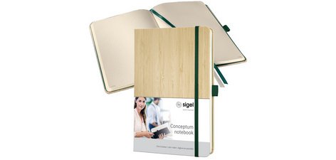 Carnet Conceptum Nature Edition, A5, bambou, pointillé