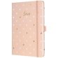 Notitieboek Jolie 'Rose Love' met blind- en foliedruk