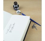 Porte-plume, incl. 5 plumes, assorti