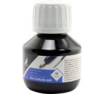 Encre, dans un flacon en verre, 50 ml, noir