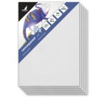 Toile / panneau entoilé, 240 x 300 mm, blanc