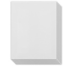 Toile / panneau entoilé, 240 x 300 mm, blanc