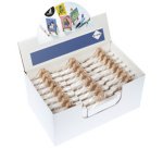 Mini-chevalet incl. châssis entoilé, en présentoir