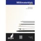 Blok met millimeterpapier, A4-formaat, 80 g/m2, 25 vellen