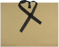 Carton à dessin Kraft, 500 x 700 mm, avec ruban