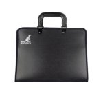 Porte-documents, A2, PP, avec poignée, noir