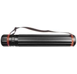 Tube à dessin, PP, diamètre: 125 mm, noir