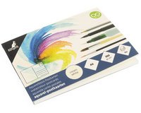 Bloc de cartes postales aquarelle, A6, 15 feuilles