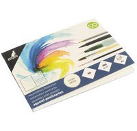 Aquarelblok ansichtkaarten, A6, 15 vellen