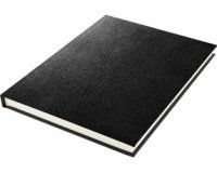 Cahier de croquis, A5, aspect peau de serpent, noir