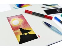 Bloc de papier aquarelle, A2, 12 feuilles