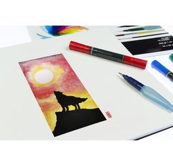 Bloc de papier aquarelle, A3, 16 feuilles