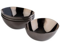 Bol PEBBLES, set de 4, gunmetal