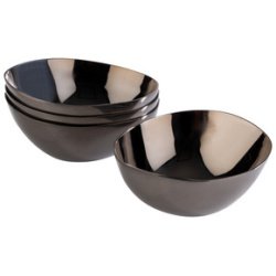 Kom PEBBLES, set van 4, gunmetal