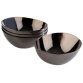 Bol PEBBLES, set de 4, gunmetal