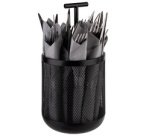 Range-couverts DART, en métal, noir