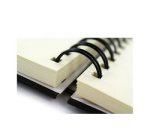 Cahier de croquis à spirale Design, A4, noir