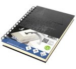 Cahier de croquis à spirale Design, A4, noir