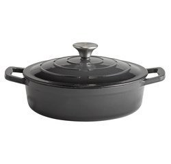 Cocotte avec couvercle 5STARS, 3,0 litres, anthracite