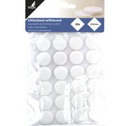Pastille auto-agrippante, diamètre: 20 mm, blanc