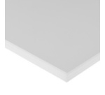 Carton plume, 700 x 1.000 mm, épaisseur 10 mm, blanc