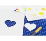 Carton plume, 500 x 700 mm, épaisseur: 3 mm