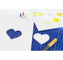 Schuimkarton, A4, dikte: 3 mm, wit