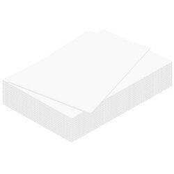 Carton plume, 500 x 700 mm, épaisseur: 3 mm, blanc