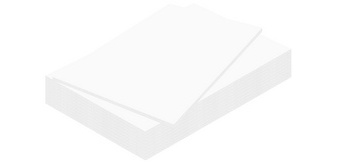 Foam board, 700 x 1,000 mm, thickness: 5 mm, white