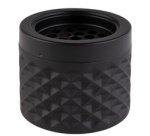 Cendrier, diamètre: 95 mm, noir mat