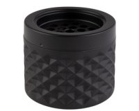 Cendrier, diamètre: 95 mm, noir mat