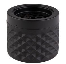 Cendrier, diamètre: 95 mm, noir mat