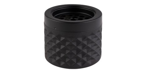 Cendrier, diamètre: 95 mm, noir mat