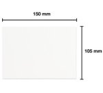 Carte, 250 g/m2, 105 x 150 mm, blanc