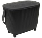 Poubelle à compost avec filtre, vert/anthracite