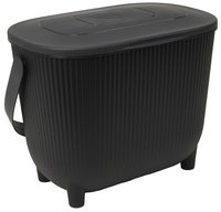 Poubelle à compost avec filtre, vert/anthracite