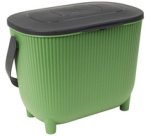 Poubelle à compost avec filtre, vert/anthracite